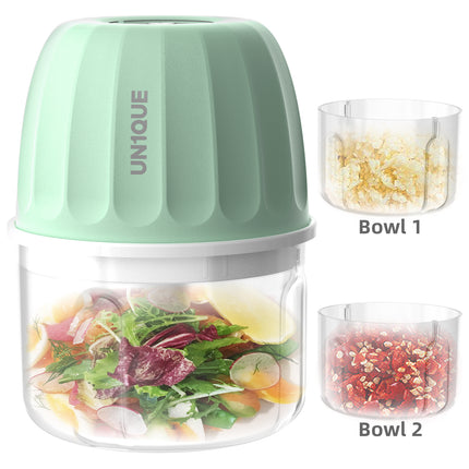 Mini Electric Food Chopper (2 Bowls)