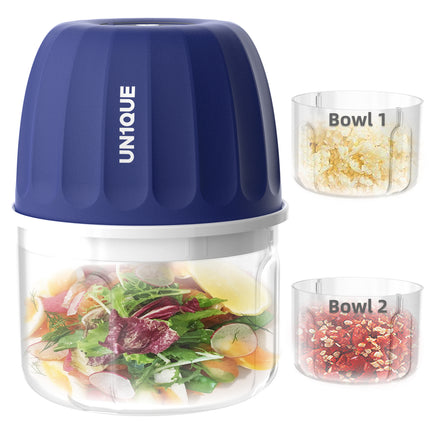 Mini Electric Food Chopper (2 Bowls)