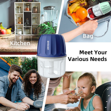 Mini Electric Food Chopper (2 Bowls)