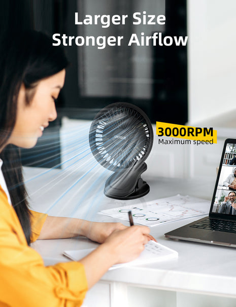 Clip on Fan -  Air 1(Black) W100.X01040137