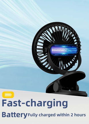 Clip on Fan -  Air 1(Black)