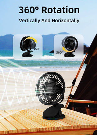 Clip on Fan -  Air 1(Black)