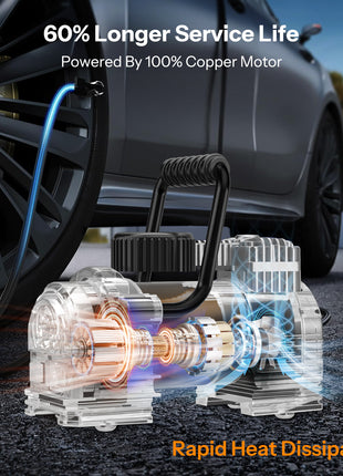 Heavy Duty Tyre Inflator with Digital Pressure Gauge - PT700Plus