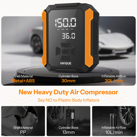 Tyre Inflator with Preset & Auto Off - PT400