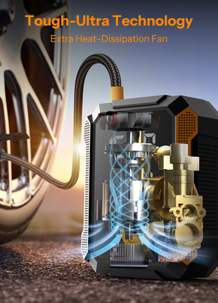 Tyre Inflator with Preset & Auto Off - PT400