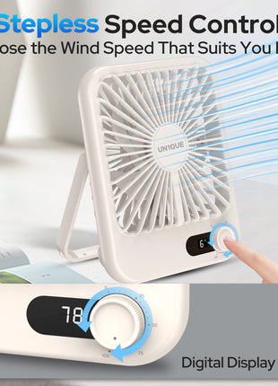 Portable Desk Fan - Air3 White