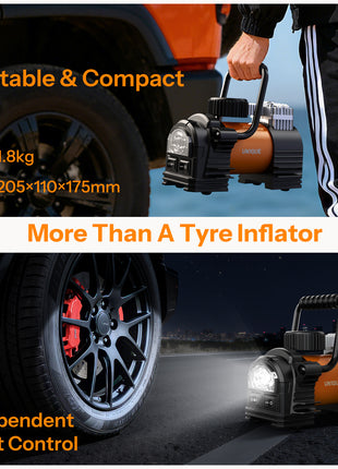 Heavy Duty Tyre Inflator with Digital Pressure Gauge - PT700Plus