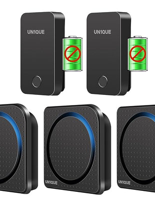 Battery-Free Wireless Doorbell with 38 Chimes