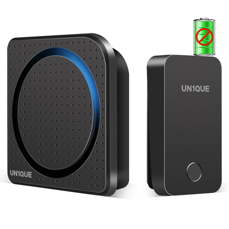 Battery-Free Wireless Doorbell with 38 Chimes
