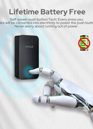 Battery-Free Wireless Doorbell with 38 Chimes