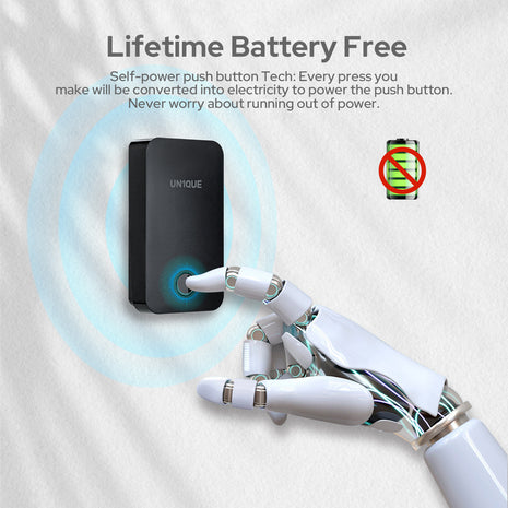 Battery-Free Wireless Doorbell with 38 Chimes