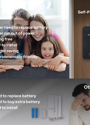 Battery-Free Wireless Doorbell with 38 Chimes