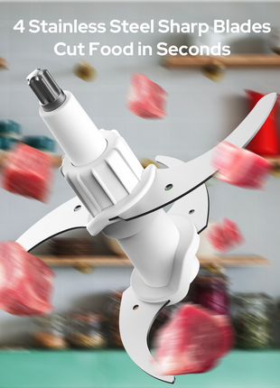 Food Chopper - Stainless Steel